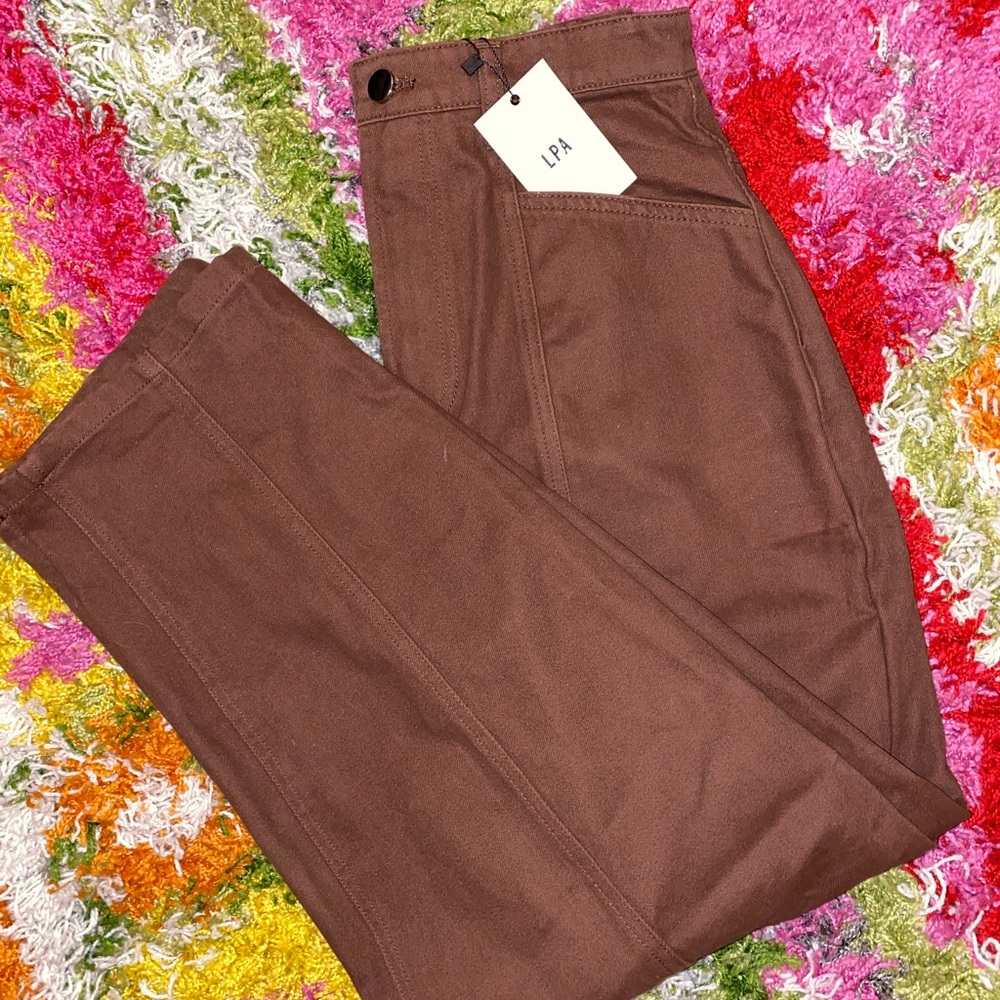 LPA parachute pants in brown